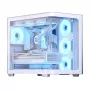 PC korpusas Aerocool P500C Midi Tower Baltas ATX Šoninis PSU 3x120mm Ventiliatoriai