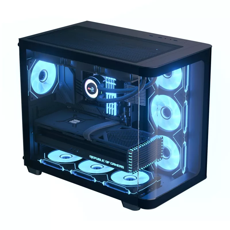 Aerocool P500C Midi Tower korpusas juodas