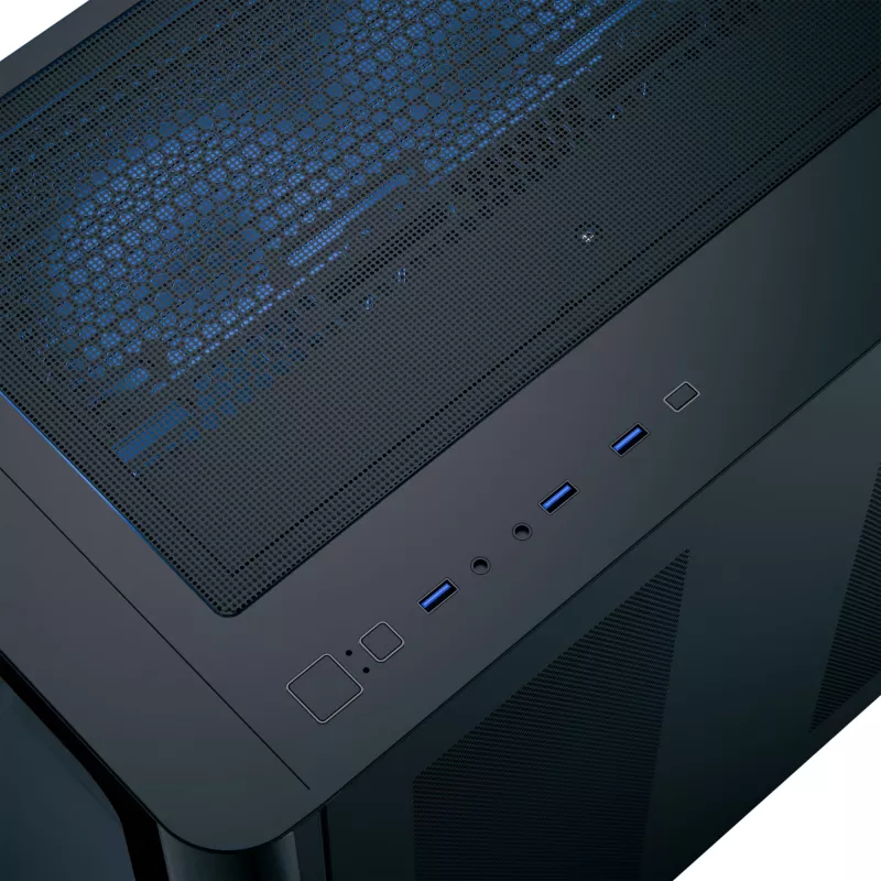 Aerocool P500C Midi Tower korpusas juodas