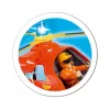 Sraigtasparnis Simba Toys 109252510 Fireman Sam Oranžinis 3+
