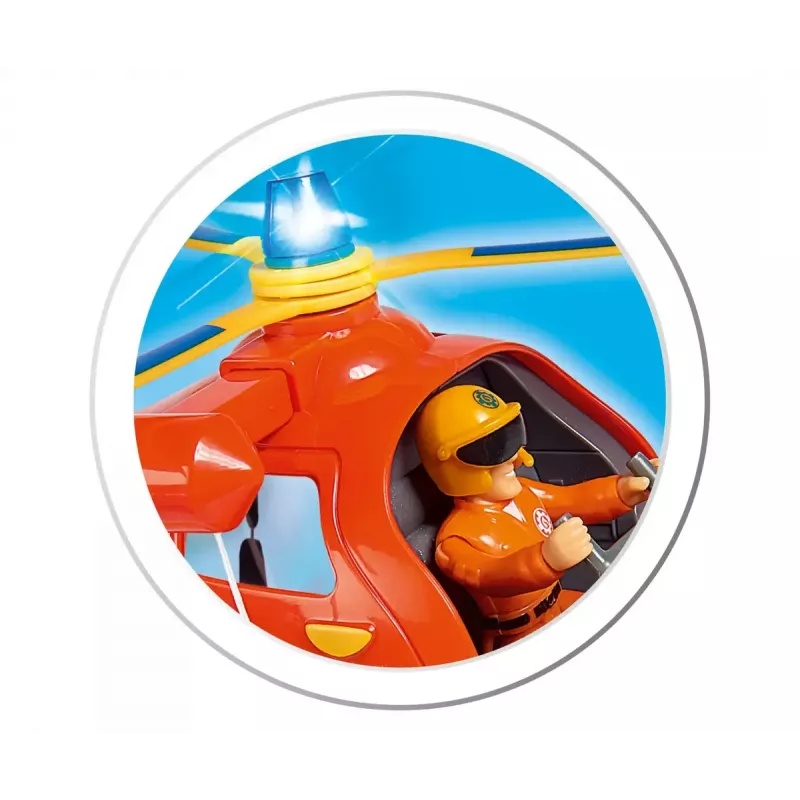 Sraigtasparnis Simba Toys 109252510 Fireman Sam Oranžinis 3+