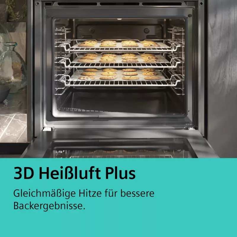 Siemens iQ300 EQ521KA11 indukcinė kaitlentė su elektrine orkaite