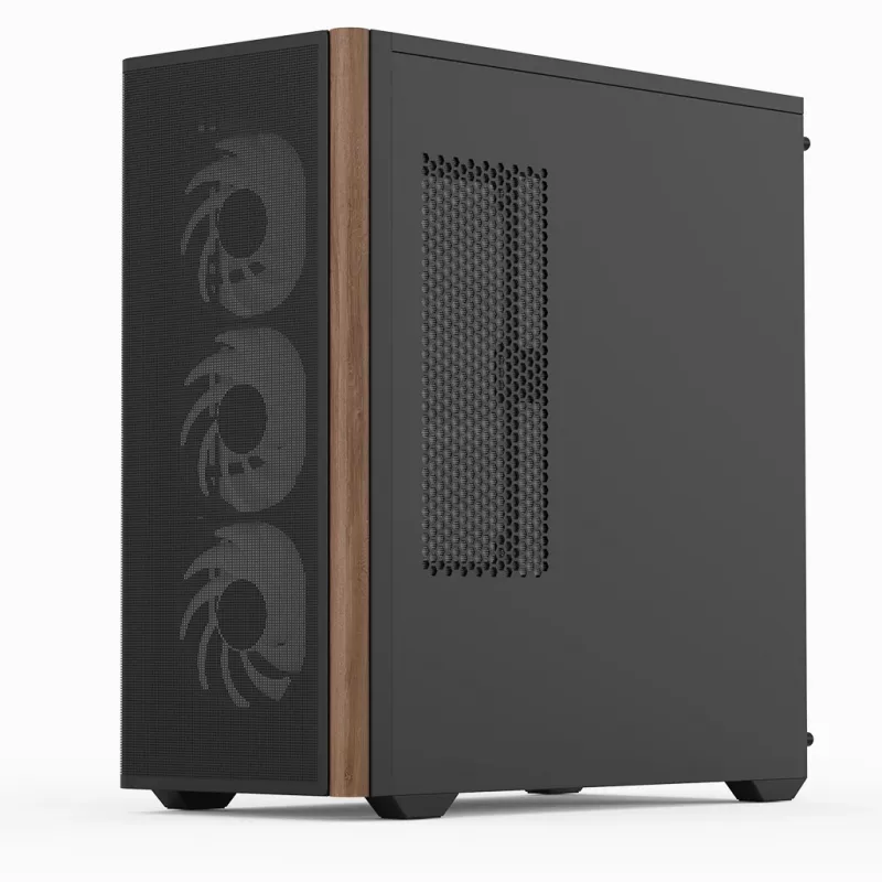 Aerocool D501A Midi Tower korpusas juodas