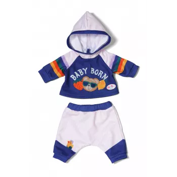 BABY born Jogging kostiumas mėlynas 43 cm lėlės drabužių rinkinys