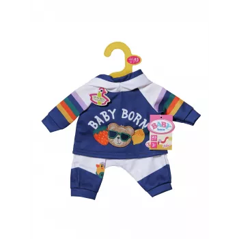 BABY born Jogging kostiumas mėlynas 43 cm lėlės drabužių rinkinys