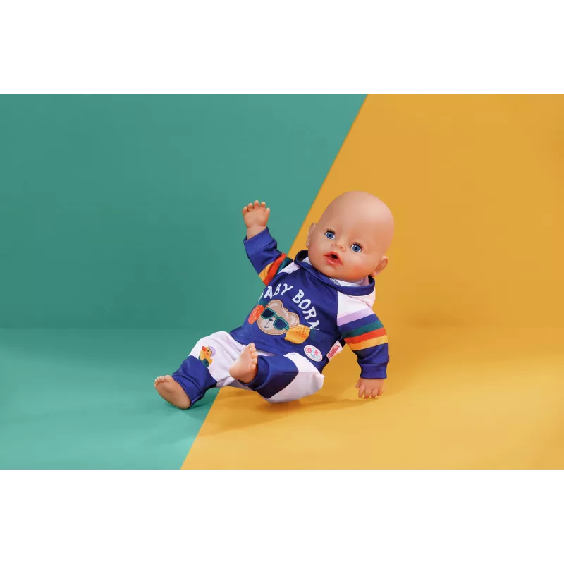 BABY born Jogging kostiumas mėlynas 43 cm lėlės drabužių rinkinys