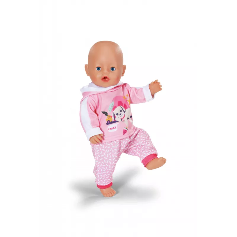 BABY born bėgimo kostiumėlis rožinis 43cm lėlės drabužių komplektas