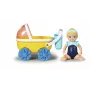 BABY born Splish Splash vežimėlis su lėle Emma, įvairiaspalvis
