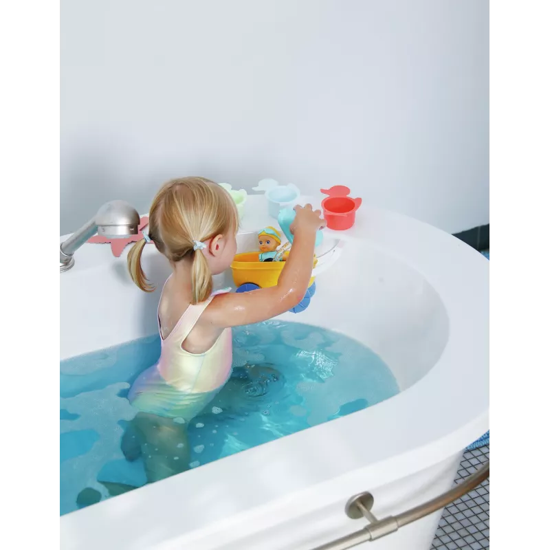 BABY born Splish Splash vežimėlis su lėle Emma, įvairiaspalvis