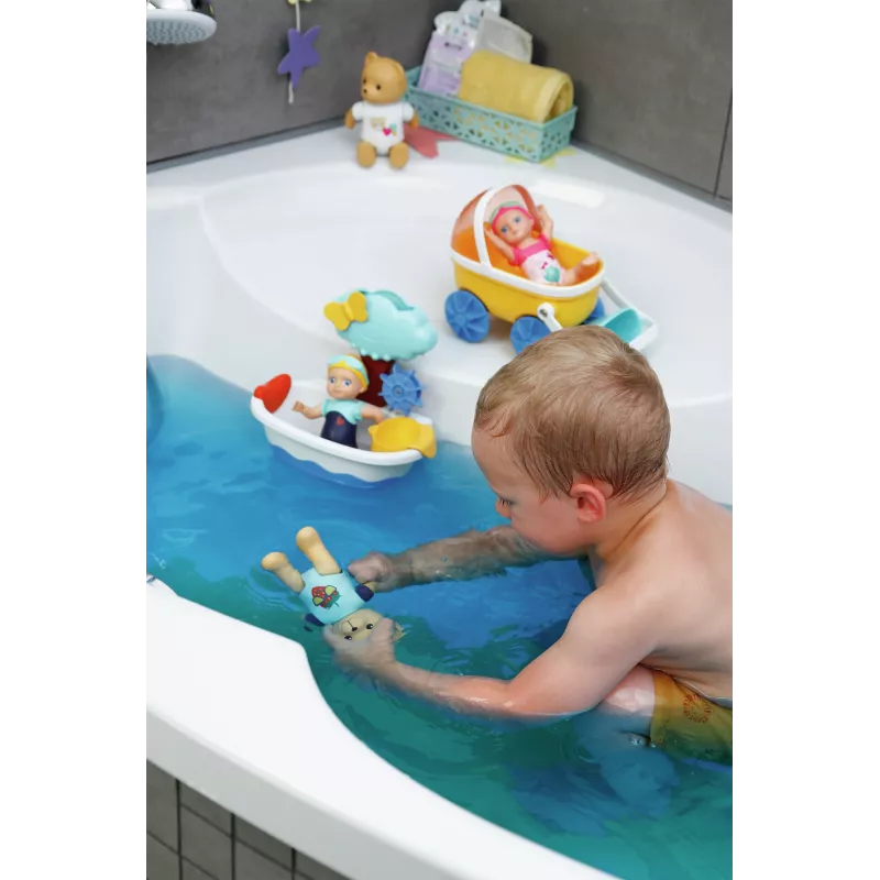 BABY born Splish Splash vežimėlis su lėle Emma, įvairiaspalvis