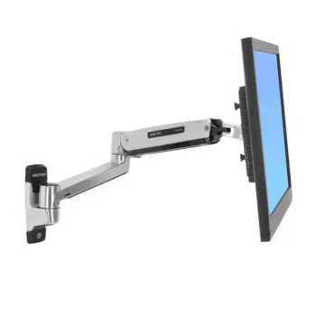ERGOTRON Lx sėdimos-stovimos sieninė laikiklio ranka LCD (poliruotas aliuminis)