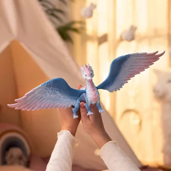 schleich BAYALA Crystal Dragon – krištolinis drakonas, 5 m., Unicorns & Fairies, įvairiaspalvis