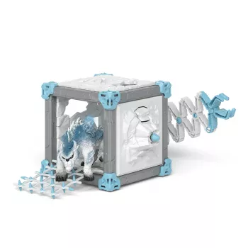 Schleich ELDRADOR CREATURES BattleCave Snow Slasher – veiksmo ir nuotykių žaislas su monstrais ir drakonais, ledo pasaulio tema, nuo 7 metų, įvairiaspalvis