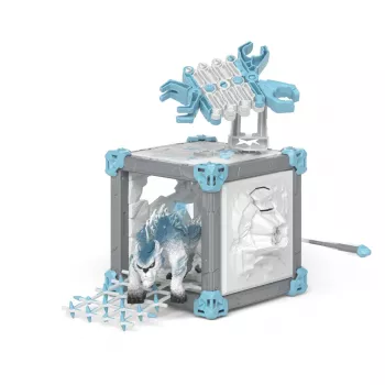 Schleich ELDRADOR CREATURES BattleCave Snow Slasher – veiksmo ir nuotykių žaislas su monstrais ir drakonais, ledo pasaulio tema, nuo 7 metų, įvairiaspalvis