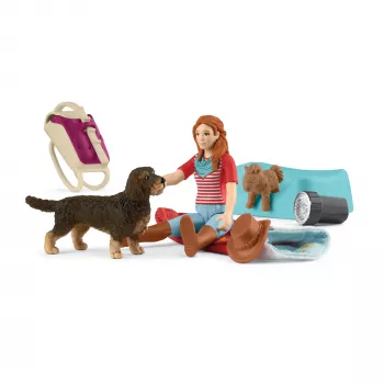 schleich HORSE CLUB Nakvynės komplektas su Hannah