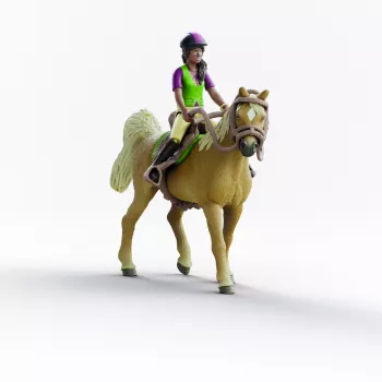 schleich HORSE CLUB Sarah & Mystery žaislinis arkliukas, 5 m., Arkliai, Įvairiaspalvis