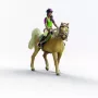 schleich HORSE CLUB Sarah & Mystery žaislinis arkliukas, 5 m., Arkliai, Įvairiaspalvis