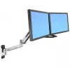 ERGOTRON LX HD sėdėjimo-stovėjimo monitoriaus laikiklis ant sienos (poliruotas aliuminis)