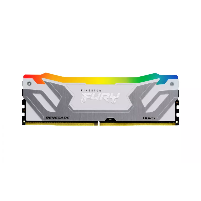 Kingston FURY Renegade RGB DDR5 24 GB (1x24 GB) 8400 MT/s CL40 CUDIMM balta XMP