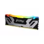 Kingston FURY Renegade RGB sidabrinė 24 GB DDR5 8400 MT/s CL40 CUDIMM XMP