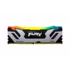 Kingston FURY Renegade RGB sidabrinė 24 GB DDR5 8400 MT/s CL40 CUDIMM XMP