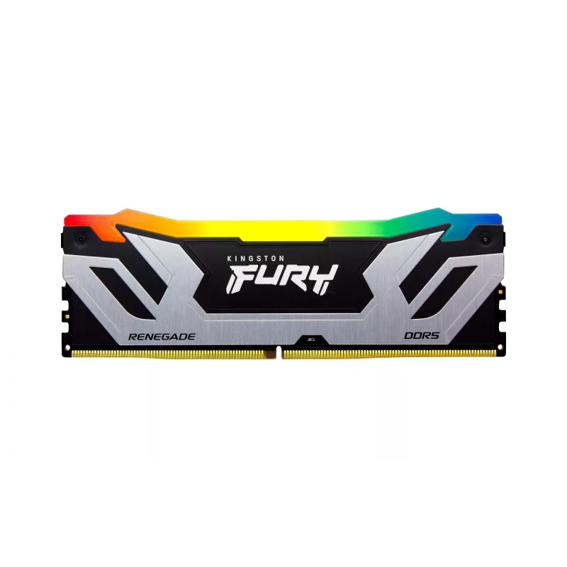 Kingston FURY Renegade RGB sidabrinė 24 GB DDR5 8400 MT/s CL40 CUDIMM XMP