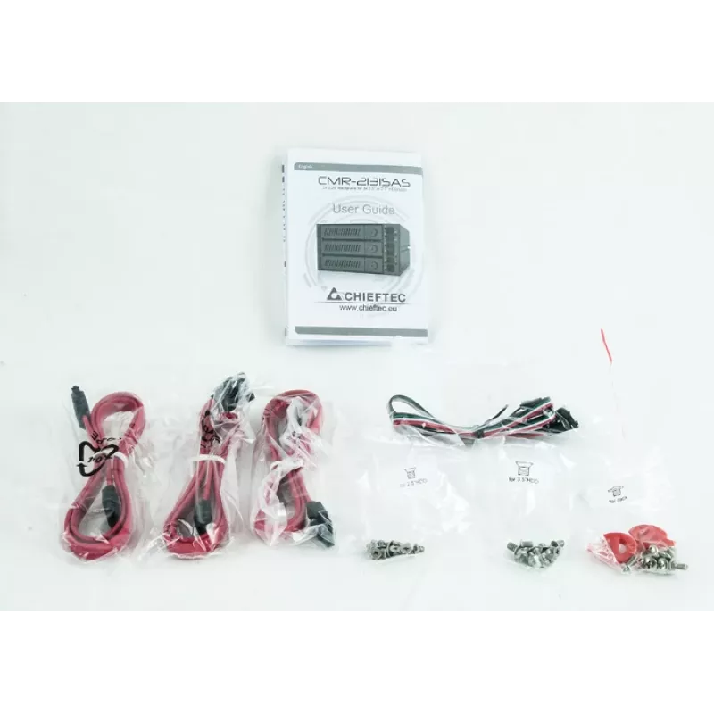 Chieftec CMR-3141SAS plokštė kietiesiems diskams, juoda