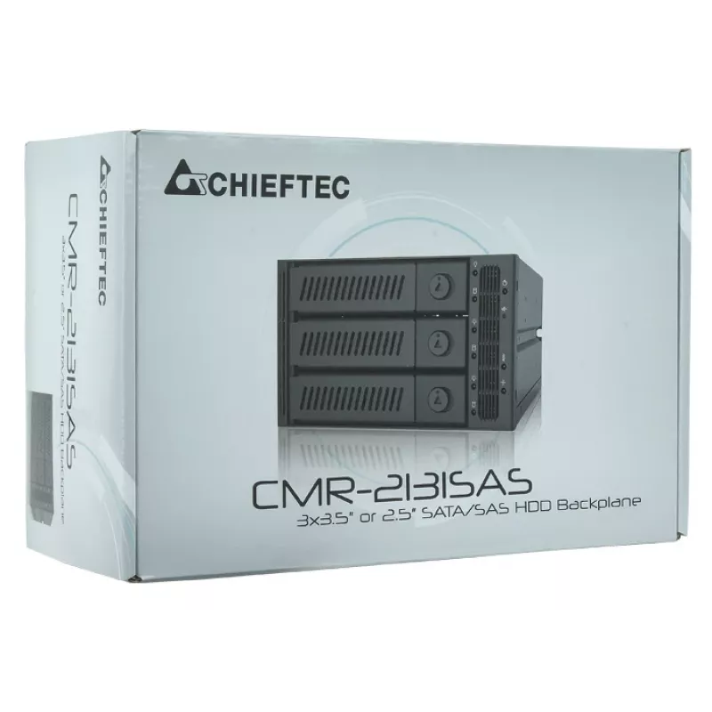 Chieftec CMR-3141SAS plokštė kietiesiems diskams, juoda
