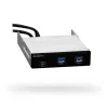 Chieftec MUB-3003C priekinis skydelis su USB prievadais, juodas
