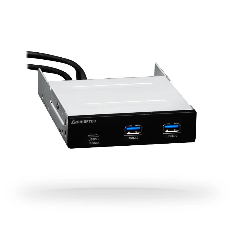 Chieftec MUB-3003C priekinis skydelis su USB prievadais, juodas