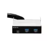 Chieftec MUB-3003C priekinis skydelis su USB prievadais, juodas