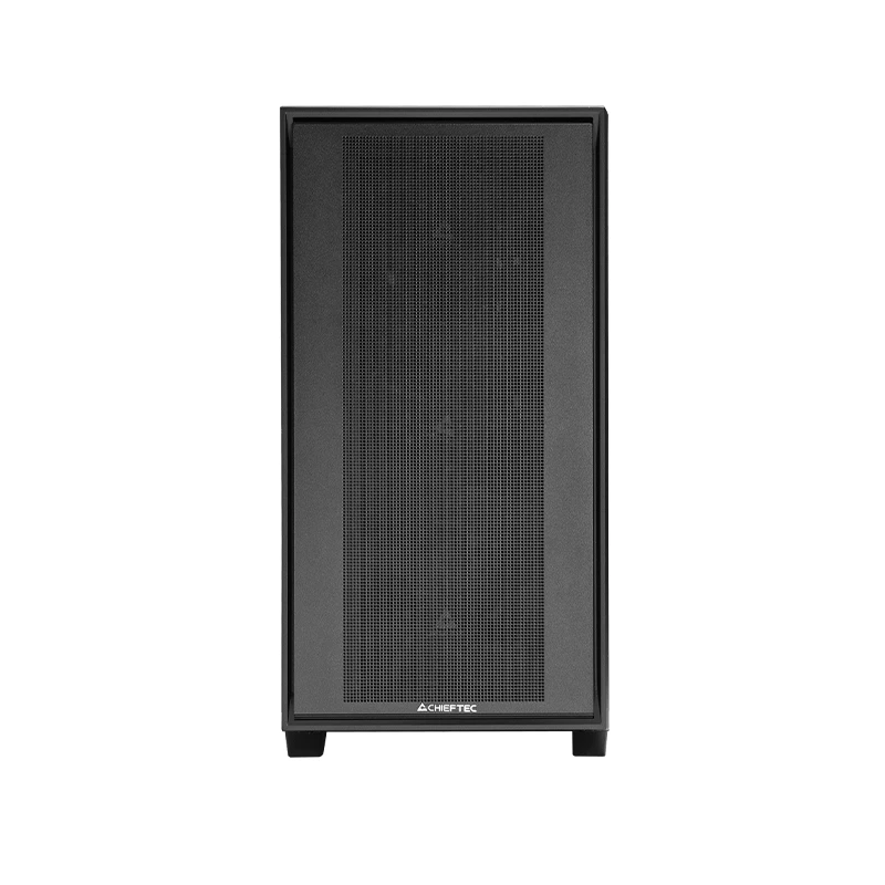Chieftec Midi Tower GS-03B-BLK-OP Juodas