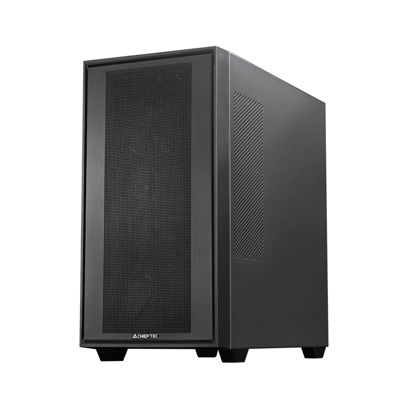 Chieftec Midi Tower GS-03B-BLK-OP Juodas