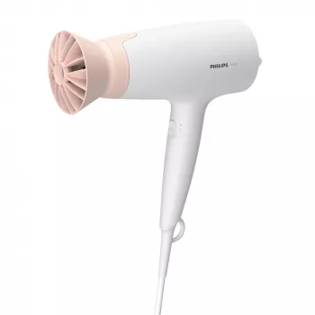 Plaukų džiovintuvas Philips BHD300/00 1600 W, 3 šilumos lygiai, 3 greičiai, šalto oro pūtimas, rožinė/balta, 1,8 m laidas