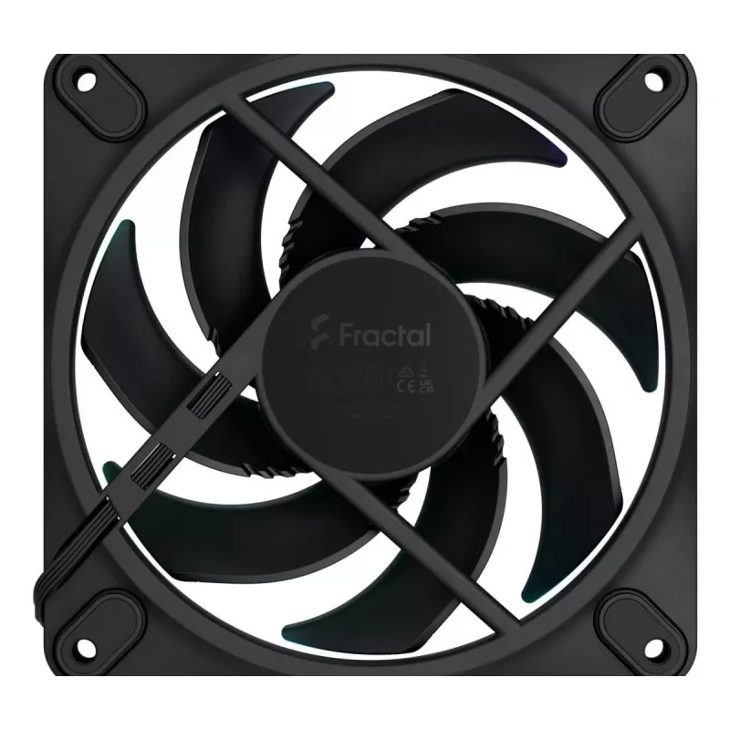 FRACTAL DESIGN Ventiliatorių rinkinys Momentum 12 RGB 3 vnt. Juodas