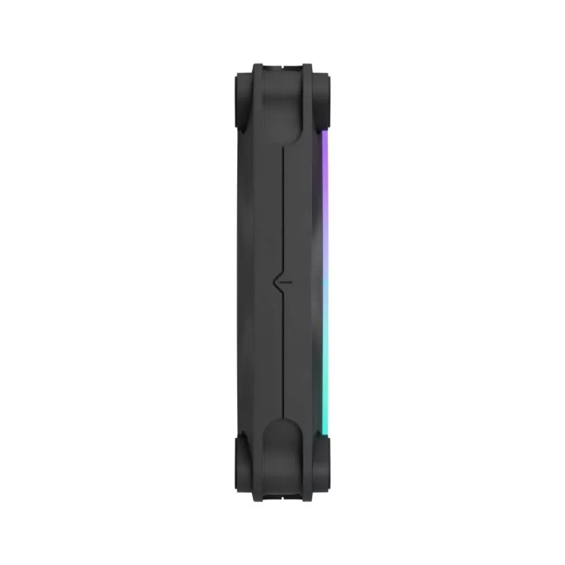 FRACTAL DESIGN Ventiliatorių rinkinys Momentum 12 RGB 3 vnt. Juodas
