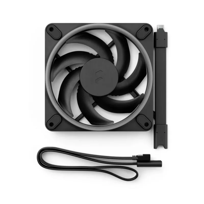 FRACTAL DESIGN Ventiliatorių rinkinys Momentum 12 RGB 3 vnt. Juodas