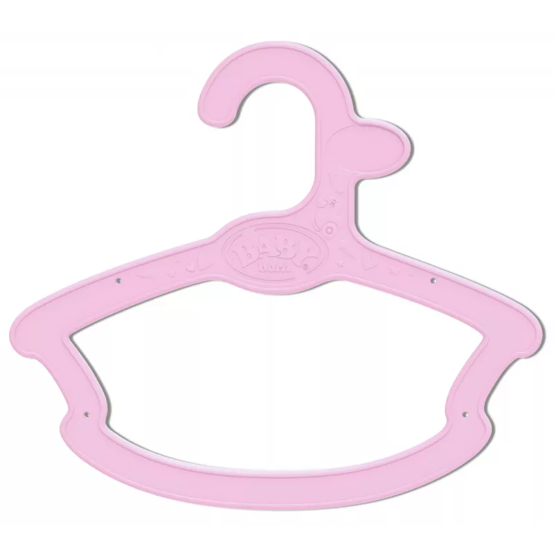 BABY born Pakabinamos pakabos, 5 vnt, 43 cm lėlės drabužių pakabos
