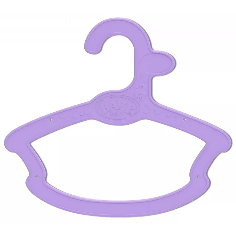 BABY born Pakabinamos pakabos, 5 vnt, 43 cm lėlės drabužių pakabos