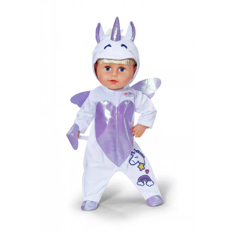 BABY born Unicorn Onesie 43cm kombinezonas lėlei