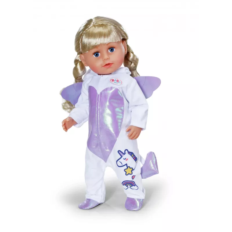 BABY born Unicorn Onesie 43cm kombinezonas lėlei