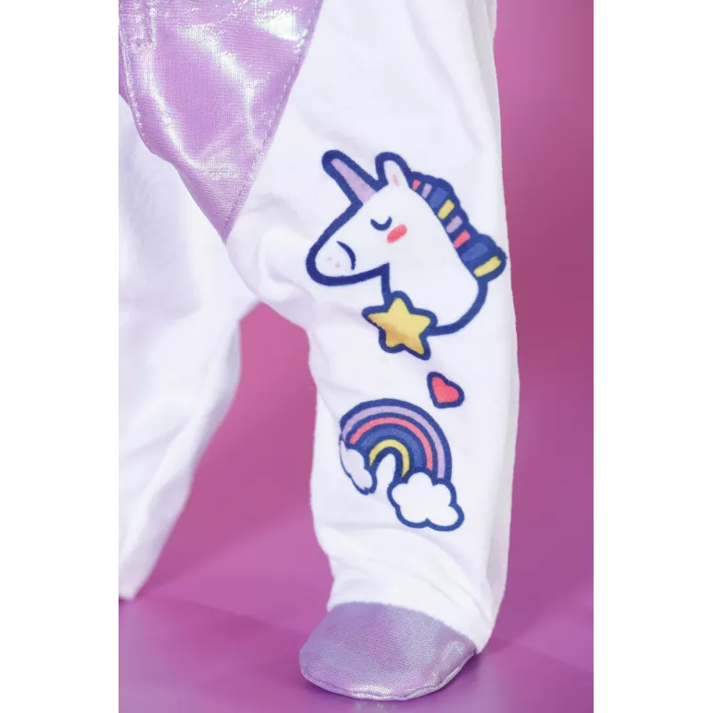 BABY born Unicorn Onesie 43cm kombinezonas lėlei