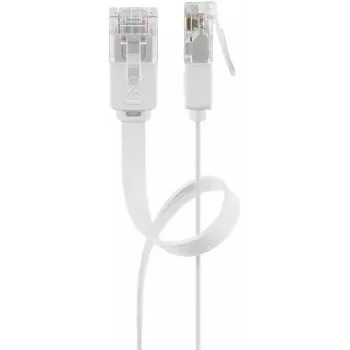 Tinklo laidas Goobay 93358 1 m Cat5e U/UTP RJ-45 Baltas
