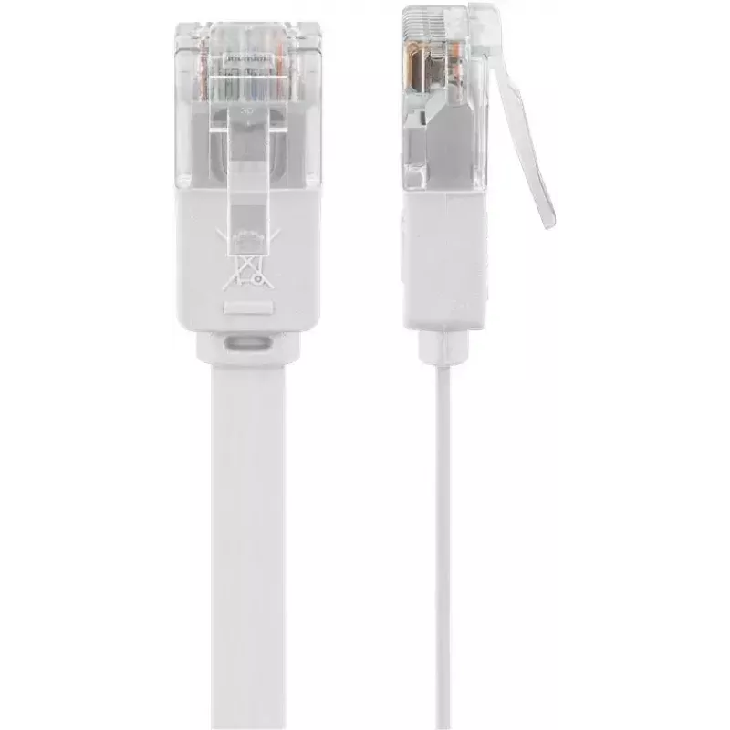Tinklo laidas Goobay 93363 10m Cat5e U/UTP RJ-45 Baltas
