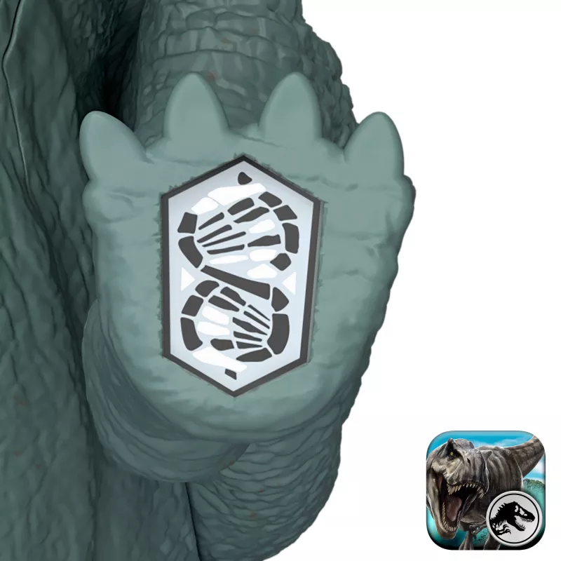MATTEL Jurassic World Rebirth Wild Roar Maiasaura Dinozauras, valdomas uodega, atakuoja ir skleidžia garsą