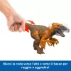 Mattel Jurassic World Rebirth Wild Roar Utahraptor dinozauras, uodegos valdomas ataka ir garsas