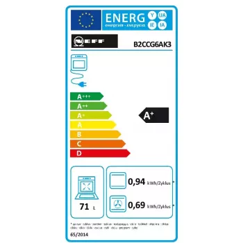 Kaitlentės ir orkaitės rinkinys NEFF B2CCG6AK3 + T18SDH9L0 — stiklo keramikos 4 zonų kaitlentė, 71 L elektrinė orkaitė su CircoTherm®