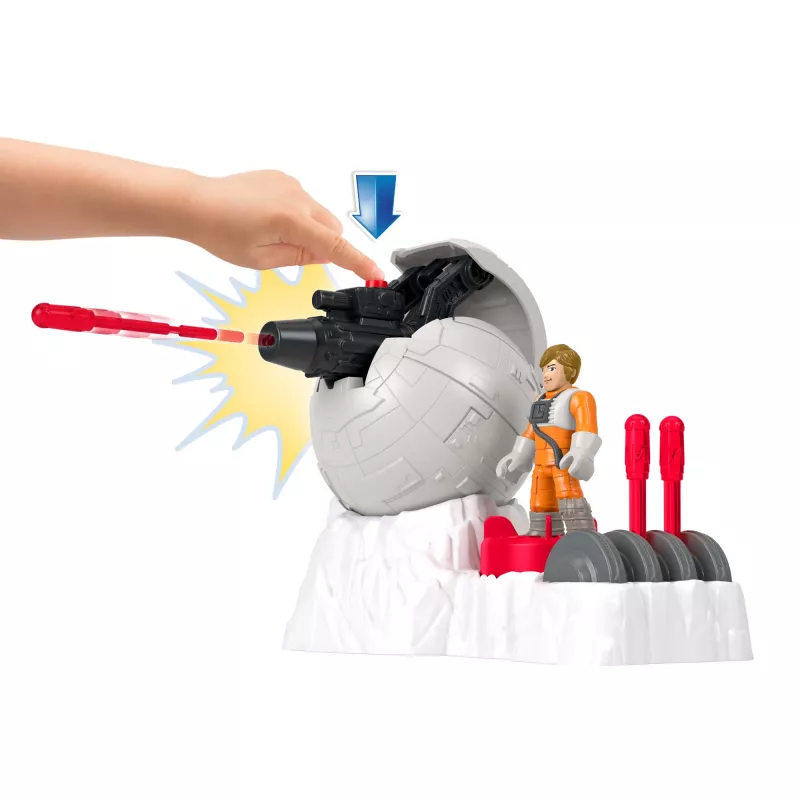 Fisher-Price Imaginext STAR WARS Sukilėlių bazės patranka su Luke Skywalker liejiniu raktu, 5 dalių