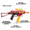 Žaislinis šratasvaidis Zuru X-Shot Blaster Trace Fire 70FPS rinkinys 1500 kamuoliukų, 36621