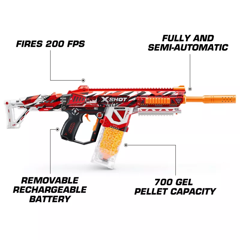 XSHOT Hyper Gel HPG-700 Blaster (20 000 Hyper Gel rutuliukų) ZURU